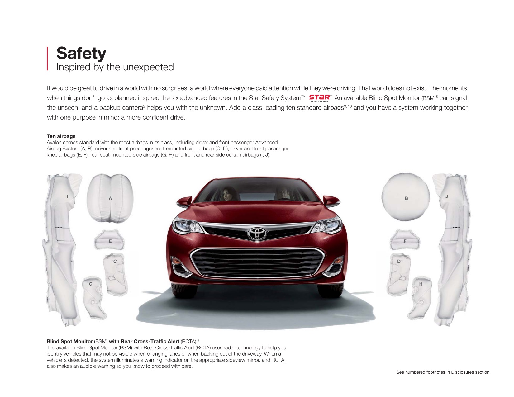 2013 Toyota Avalon Brochure Page 7